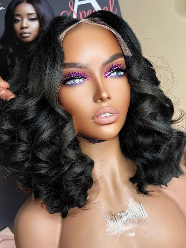 Chinalacewig 8x6 Royal 007 Lace Wig Loose Wave Wear &Go Breathable Cap Wig CL01