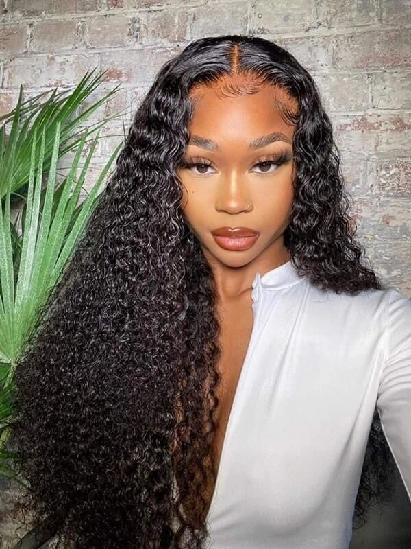 Chinalacewig Black Friday 24hrs shipping Chinalacewig 360 HD Lace Front Wig Deep Curly Wig BK03