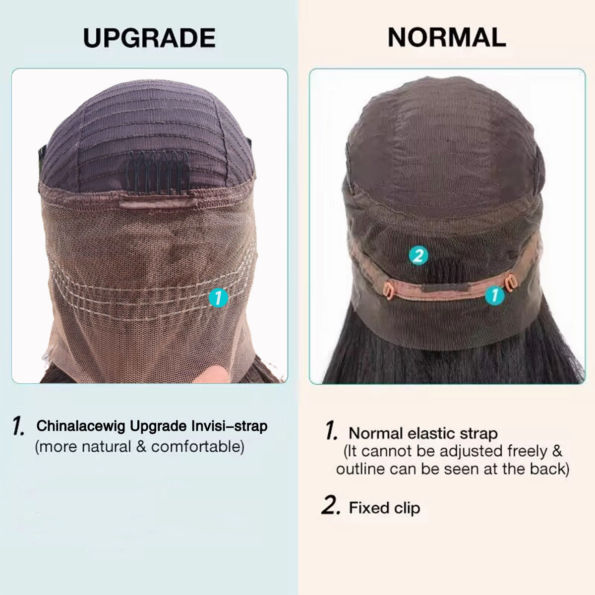 Chinalacewig Thick HD Lace Wavy 360 Lace Frontal Wig With Pre-plucked Hairline CF170