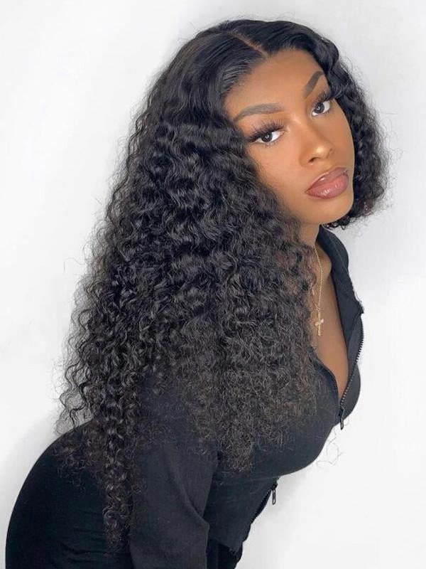 Chinalacewig Undetectable HD Lace 13x6 Lace Front Wigs 180% Density Deep Curly CF022