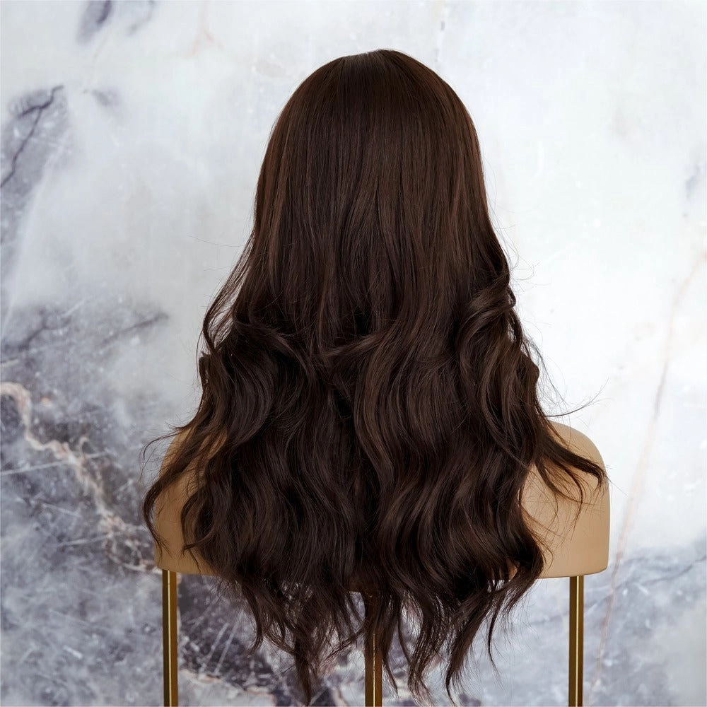 CLAIRE Dark Brown Fringe Wig