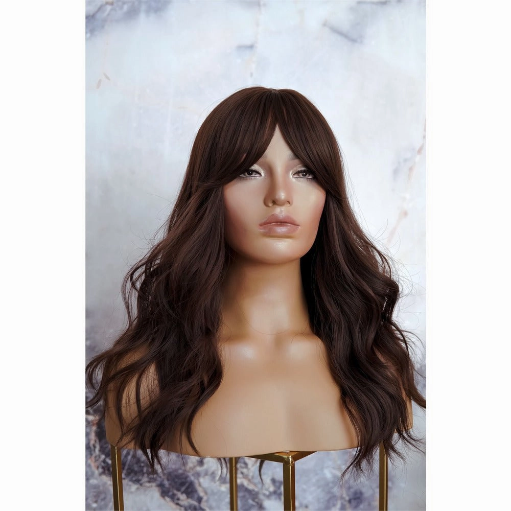 CLAIRE Dark Brown Fringe Wig