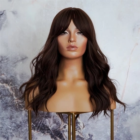 CLAIRE Dark Brown Fringe Wig