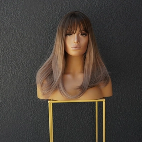 CLARA Ombre Brown Fringe Wig