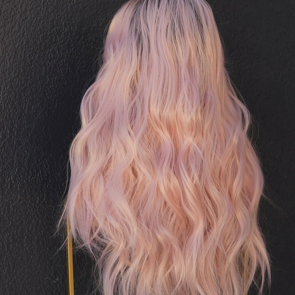 COLETTE Pink Ombre Lace Front Wig