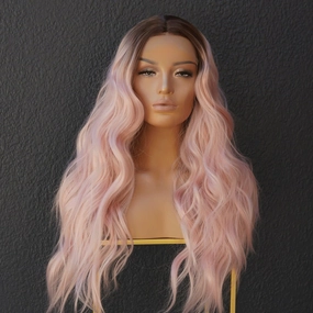 COLETTE Pink Ombre Lace Front Wig