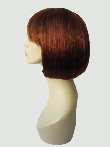 Copper red wig, bob style: Siren