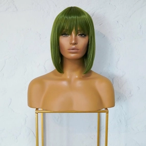 COURTNEY Green Fringe Wig