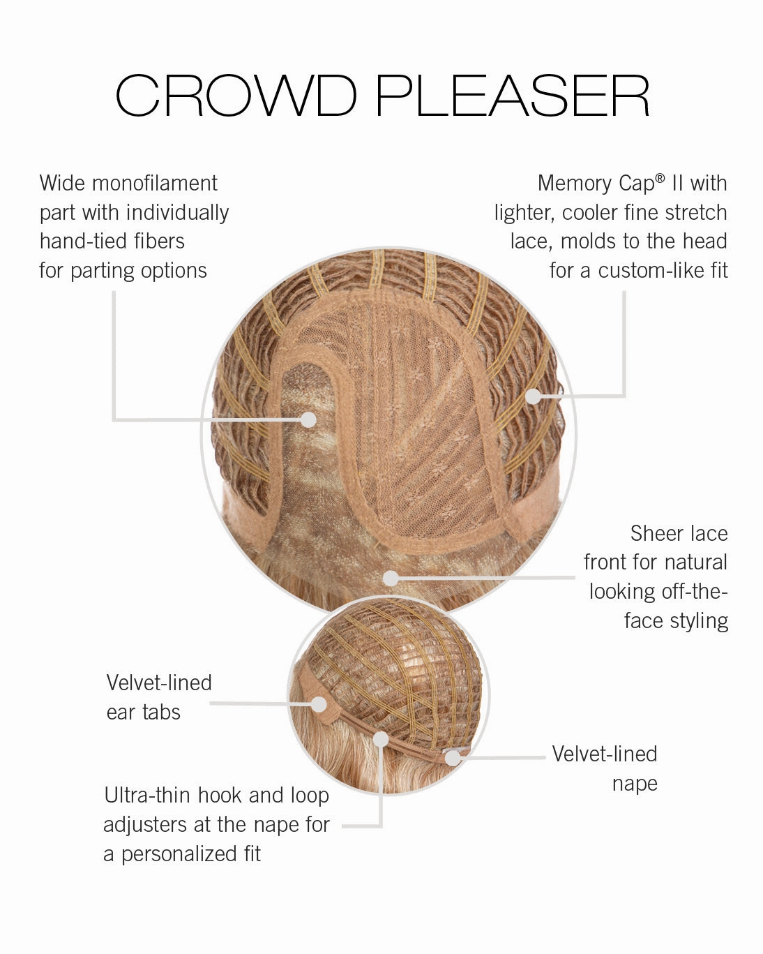 Crowd Pleaser Wig by Raquel Welch | Signature Collection | Heat Friendly Synthetic