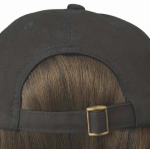 Curly Hat Black - Hair Accents, Toppers, and Hairpieces Collection by Henry Margu