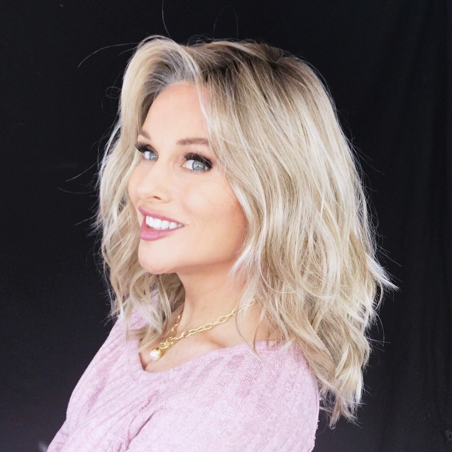 Dalgona 16 Wig by Belle Tress | Heat Friendly Synthetic Hair | Average Cap