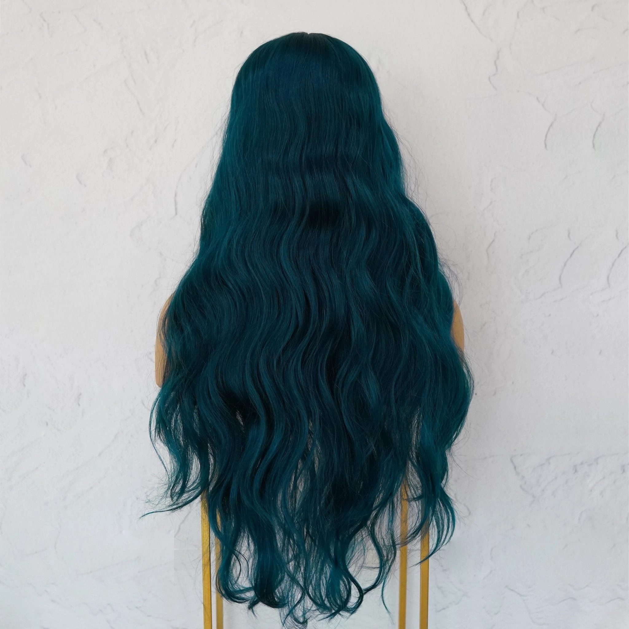 DELILAH Teal Blue 30" Lace Front Wig