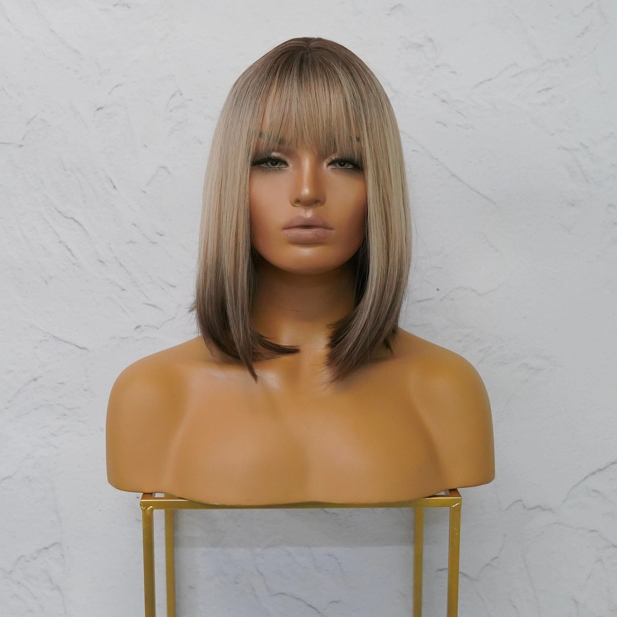 DENISE Ombre Brown Fringe Wig