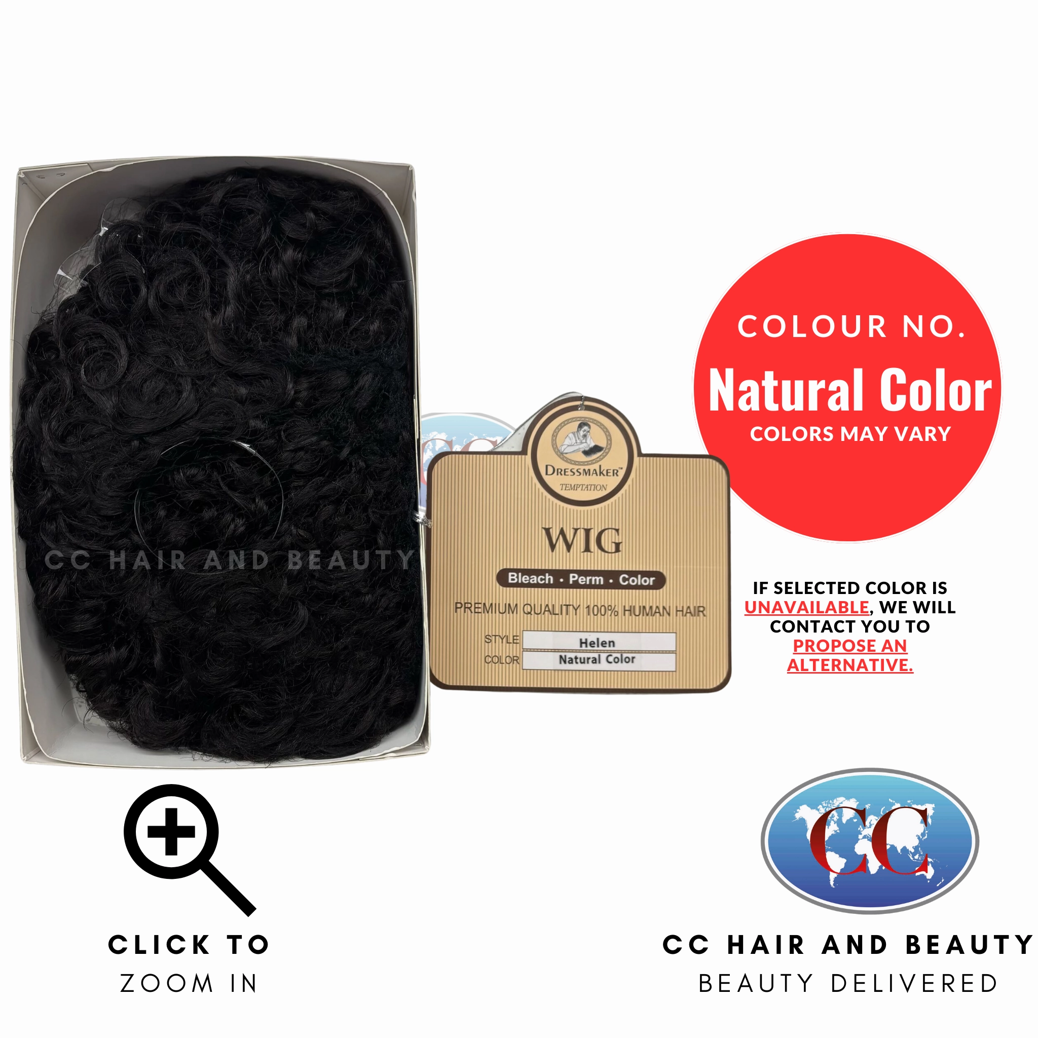 Dressmaker Temptation Premium Quality 100% Human Hair Natural Colour - Helen