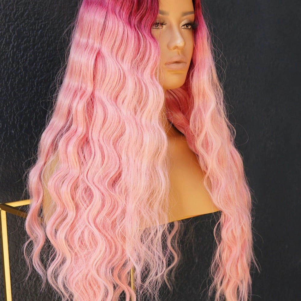DREW Ombre Pink Lace Front Wig