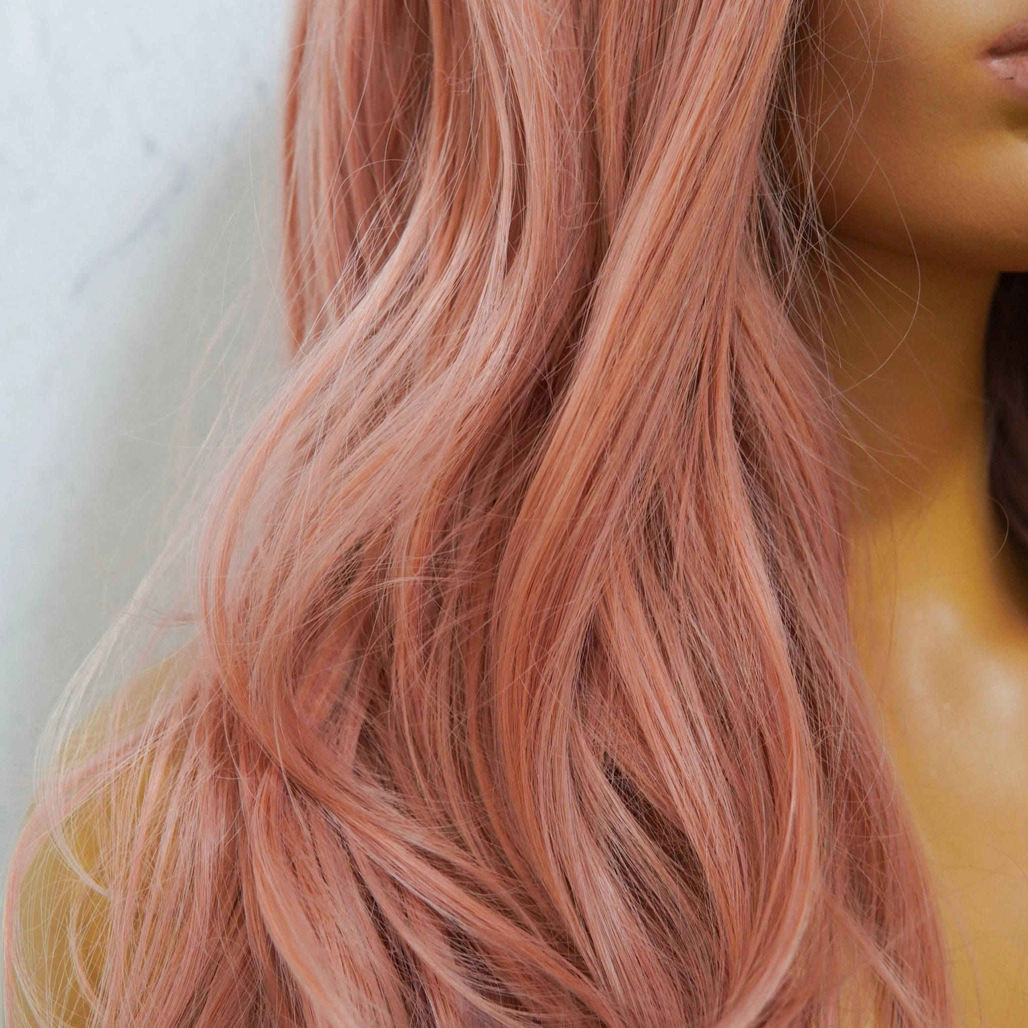 Dusty Pink Lace Front Wig