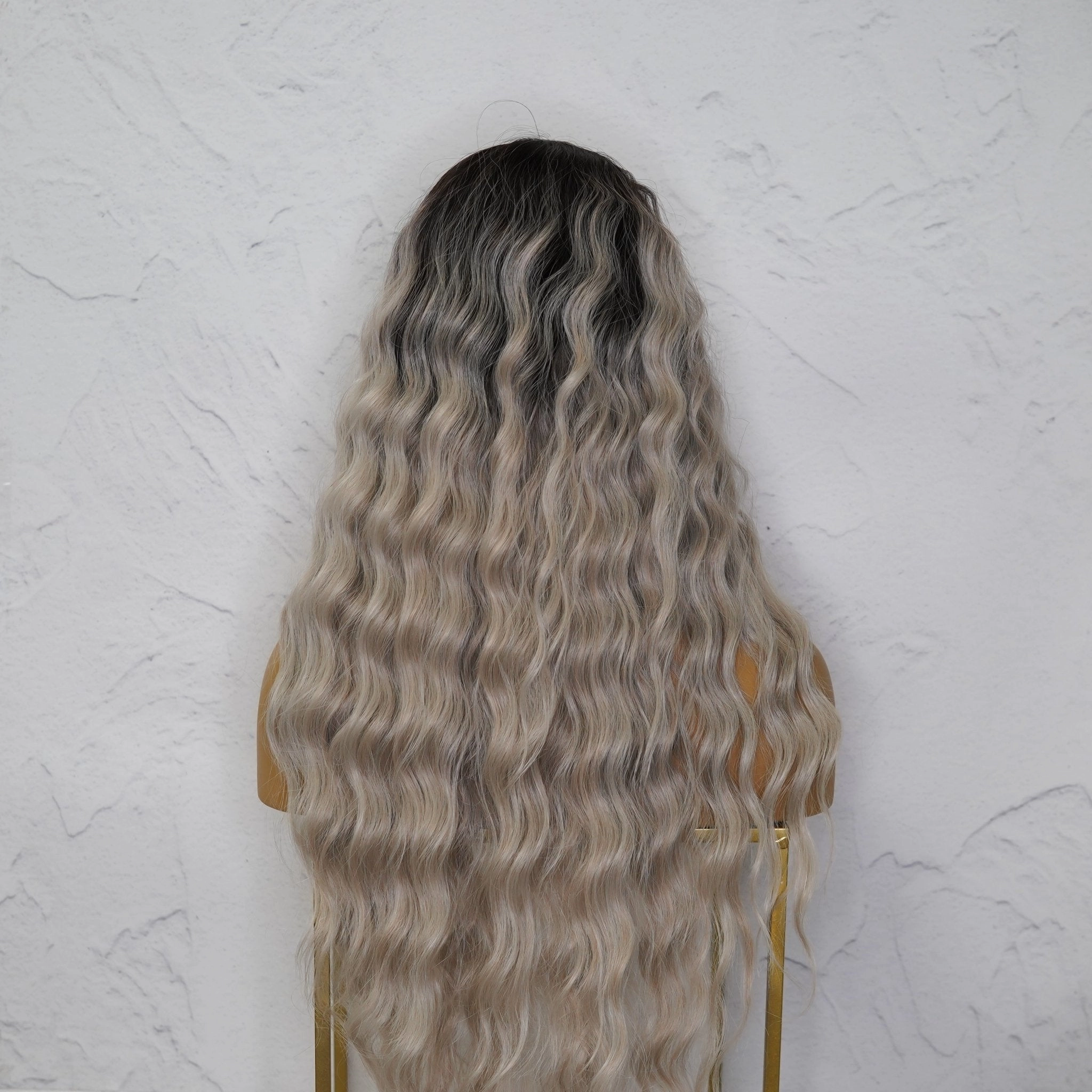 ELEANOR Grey Ombre Lace Front Wig