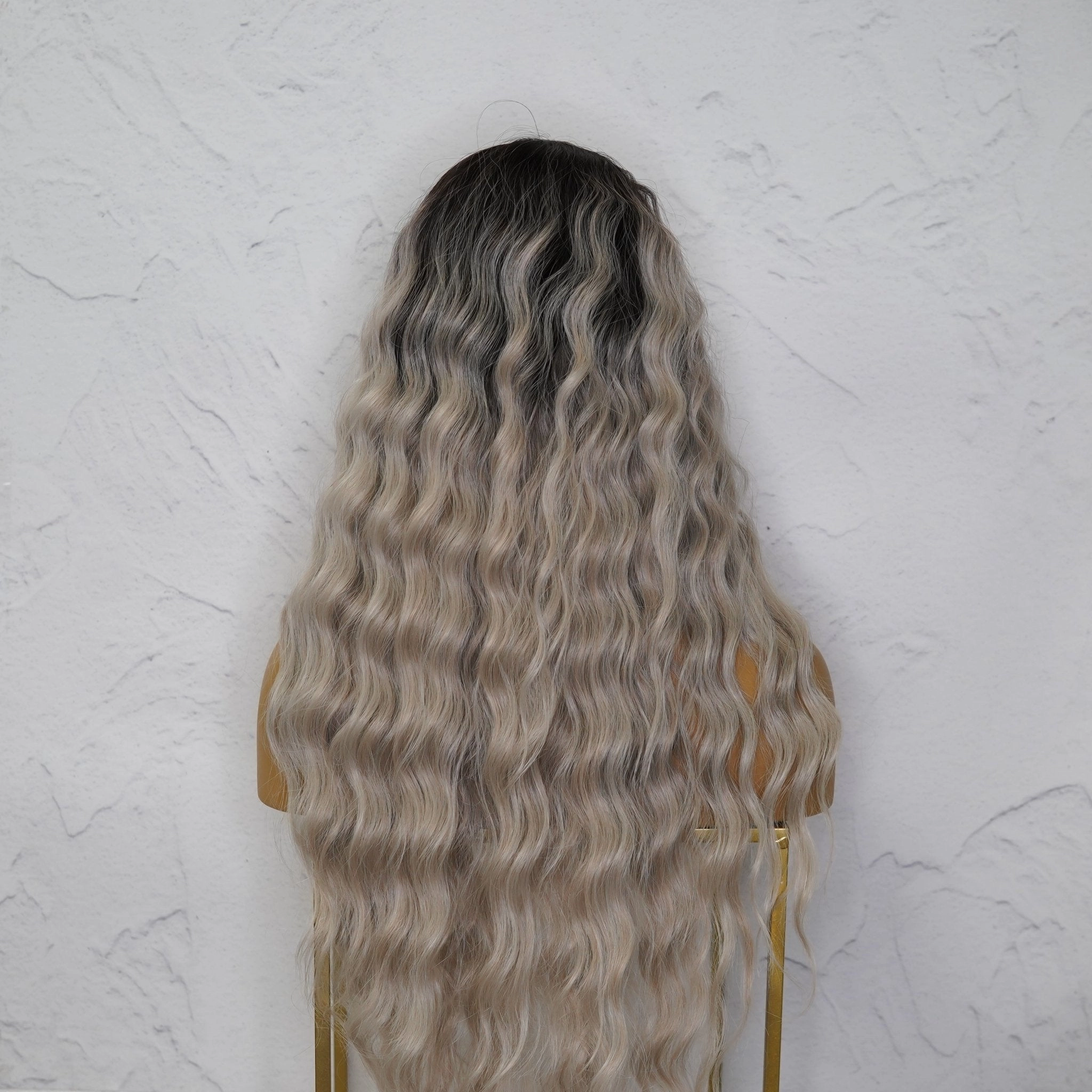 ELEANOR Grey Ombre Lace Front Wig