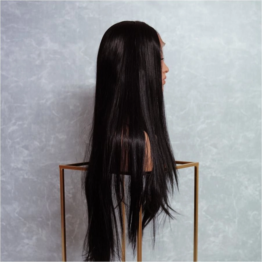 EMMA 28" Black Lace Front Wig