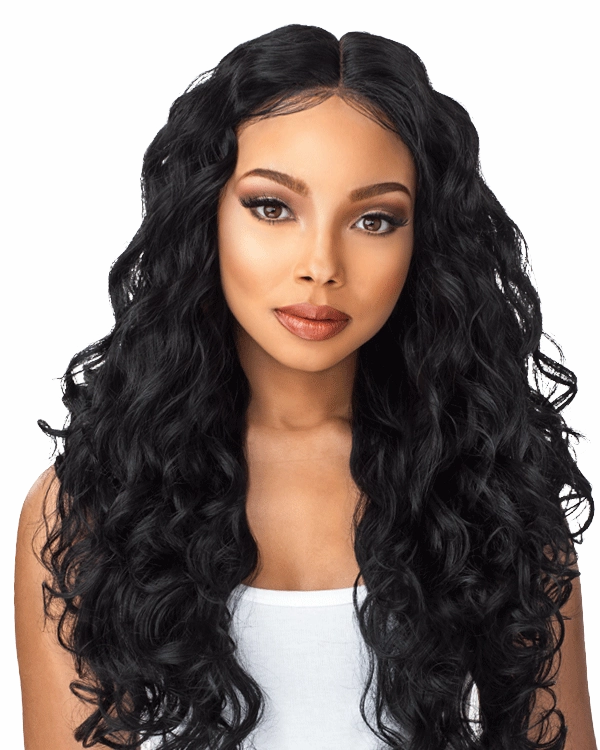 Empress Custom 6" Part Synthetic Lace Front Wig - Body Wave