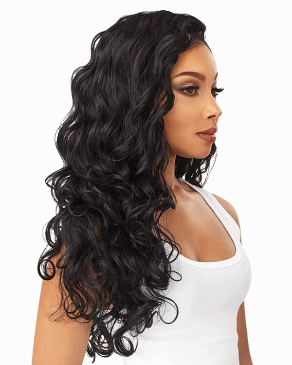 Empress Custom 6" Part Synthetic Lace Front Wig - Body Wave