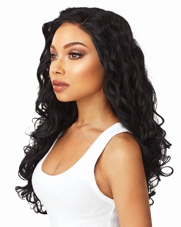 Empress Custom 6" Part Synthetic Lace Front Wig - Body Wave