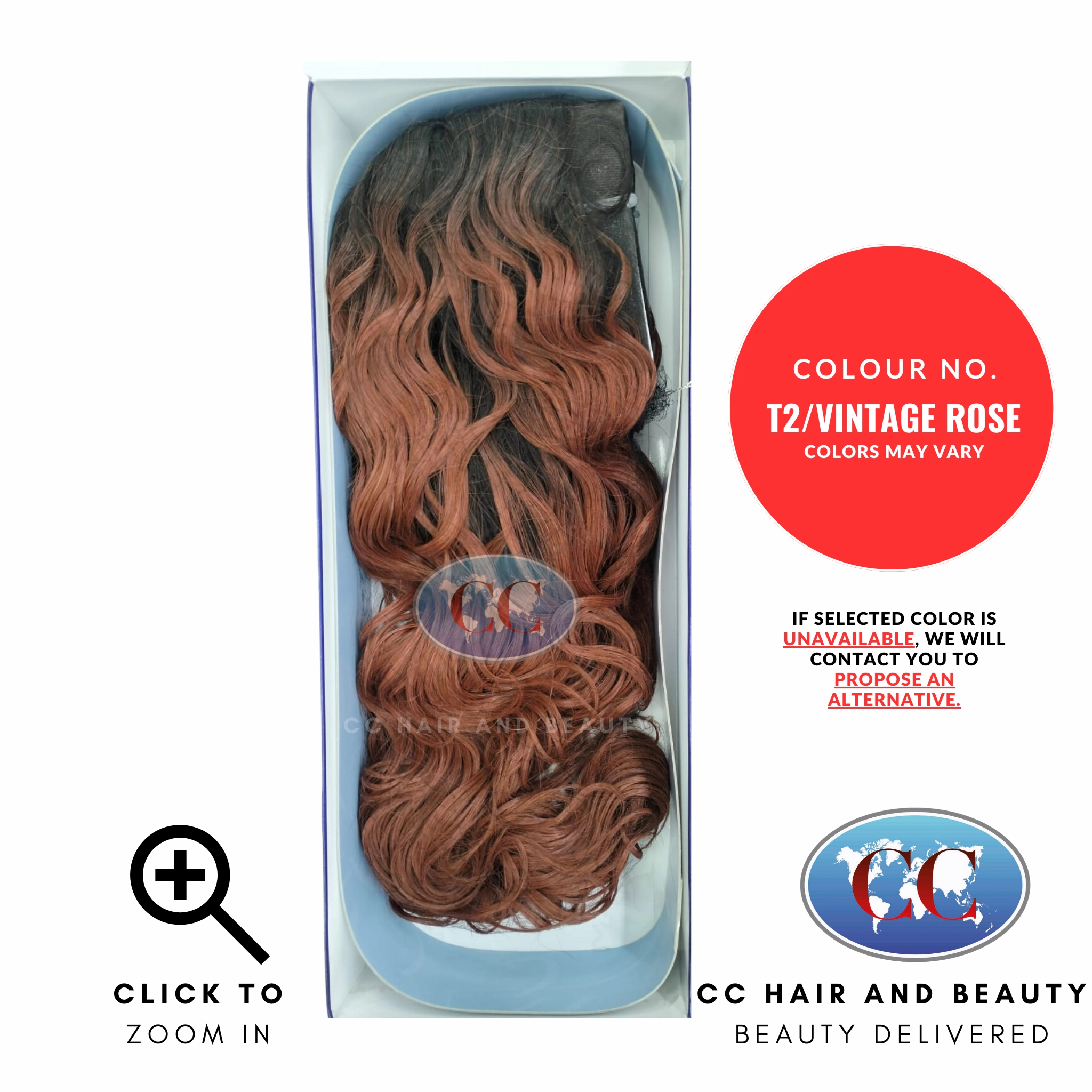 Empress Custom 6" Part Synthetic Lace Front Wig - Body Wave