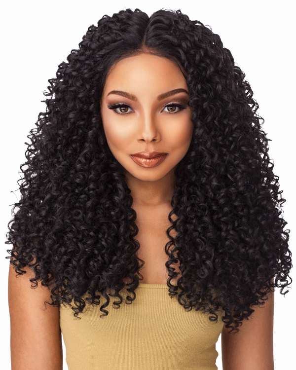 Empress Custom 6" Part Synthetic Lace Front Wig - Kinky Curly