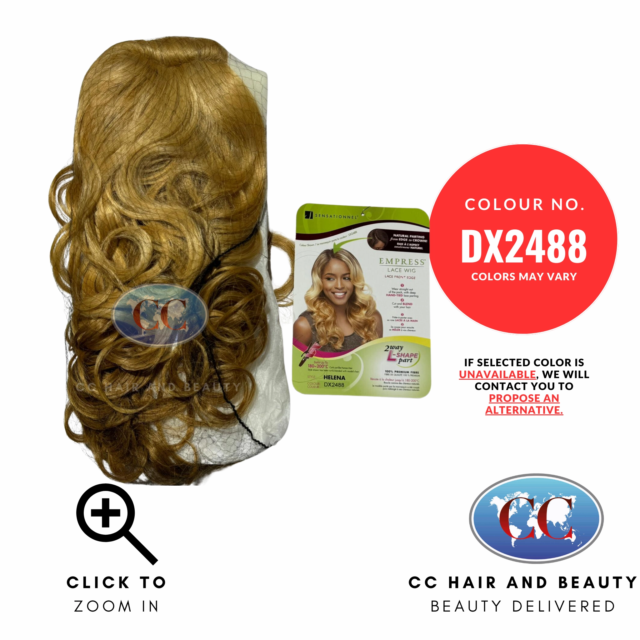 Empress Synthetic Lace Front Edge Wig - Helena