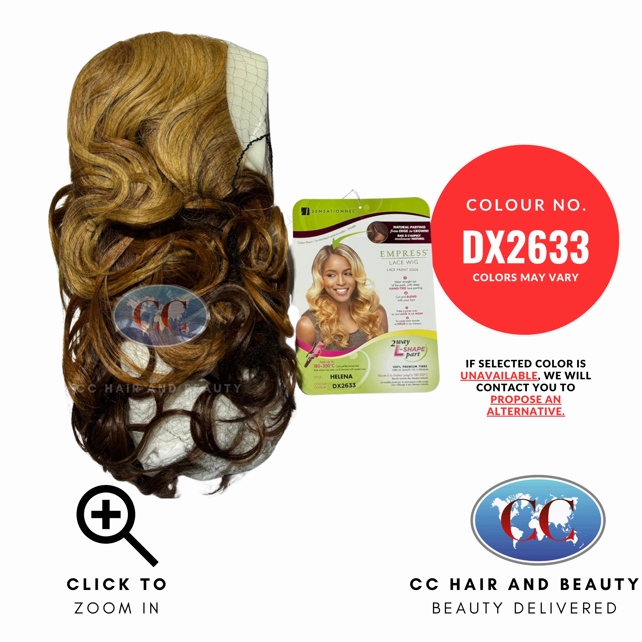 Empress Synthetic Lace Front Edge Wig - Helena