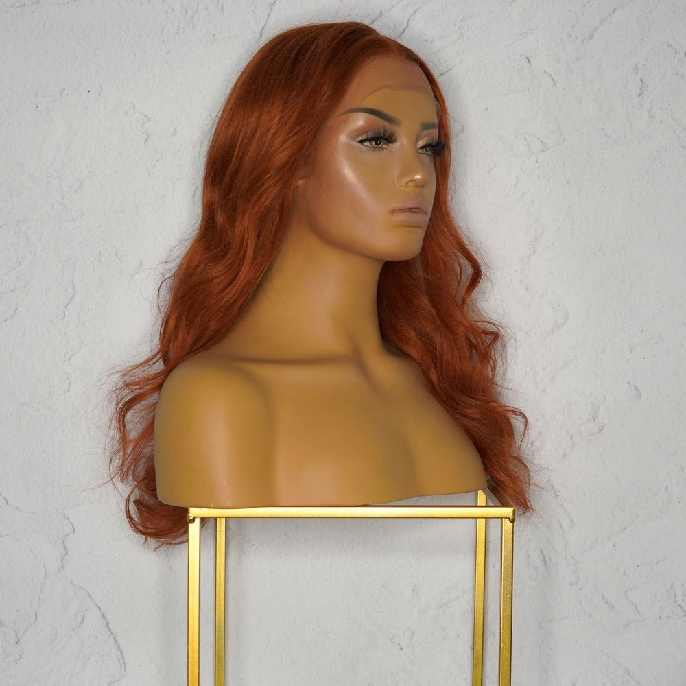 ERIKA Ginger Human Hair Lace Front Wig