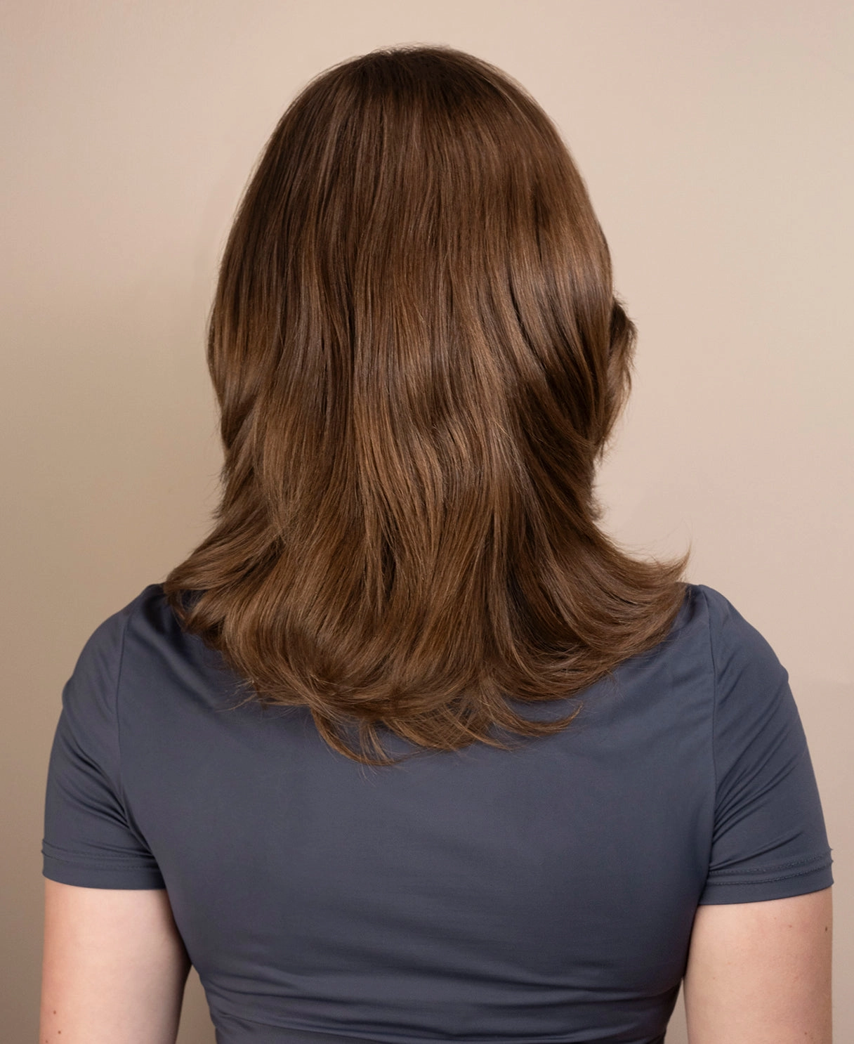 european virgin hair wig - 10" light brown.