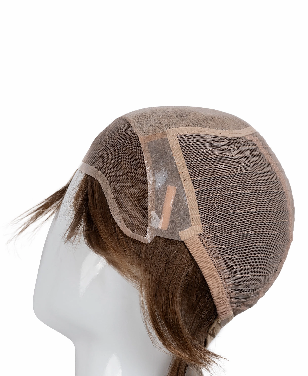 european virgin hair wig - 6" dark blonde.