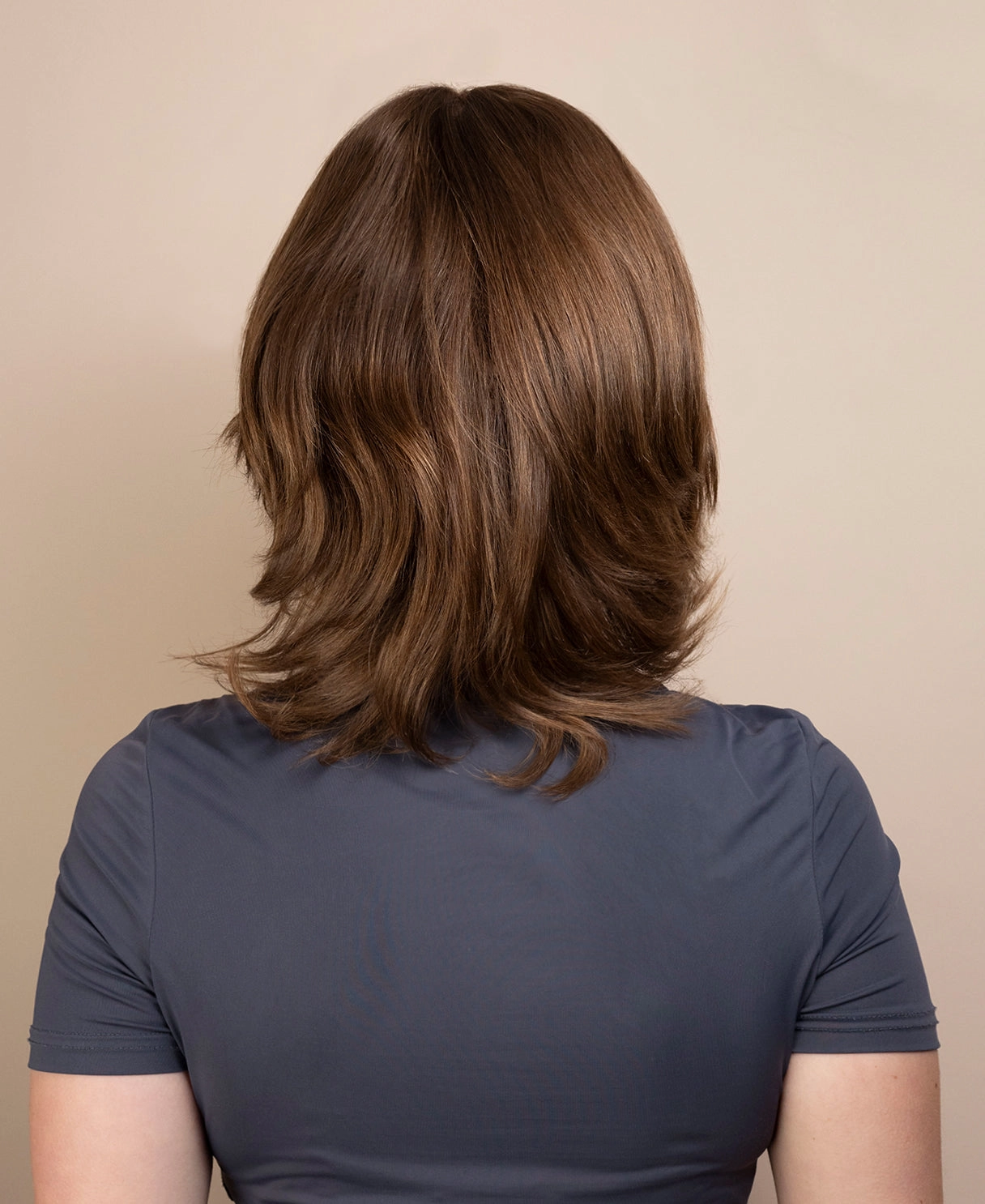 european virgin hair wig - 8" dark blonde.