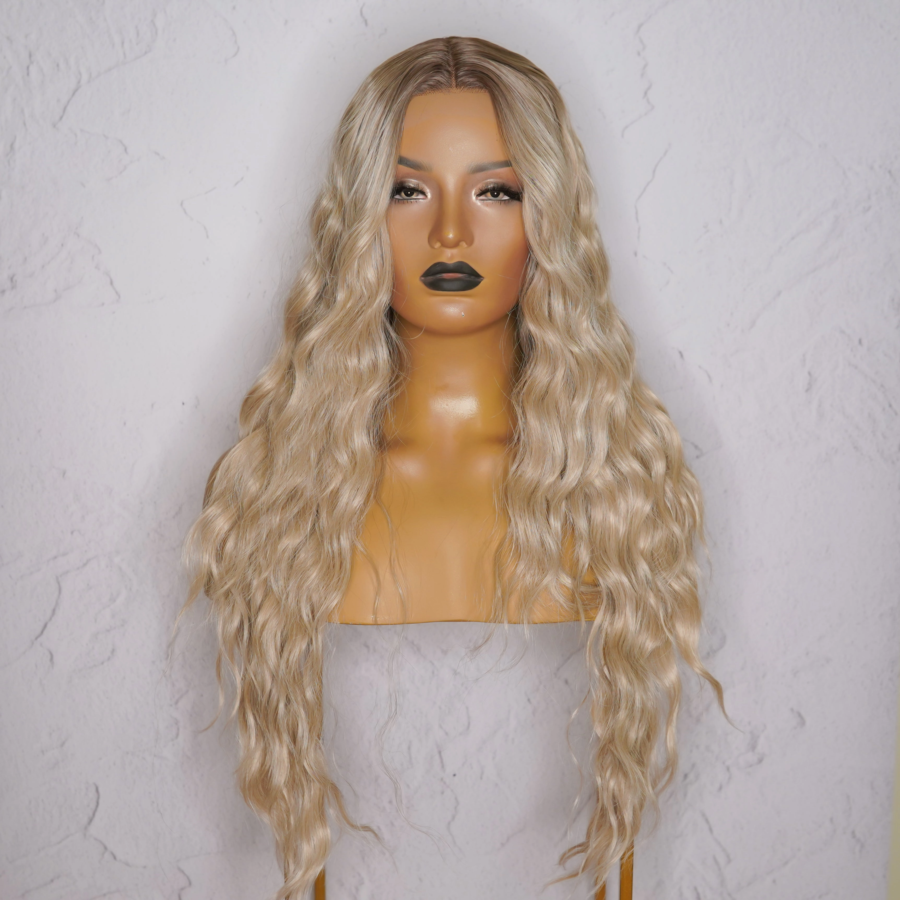 EVADNE Ombre Blonde Lace Front Wig