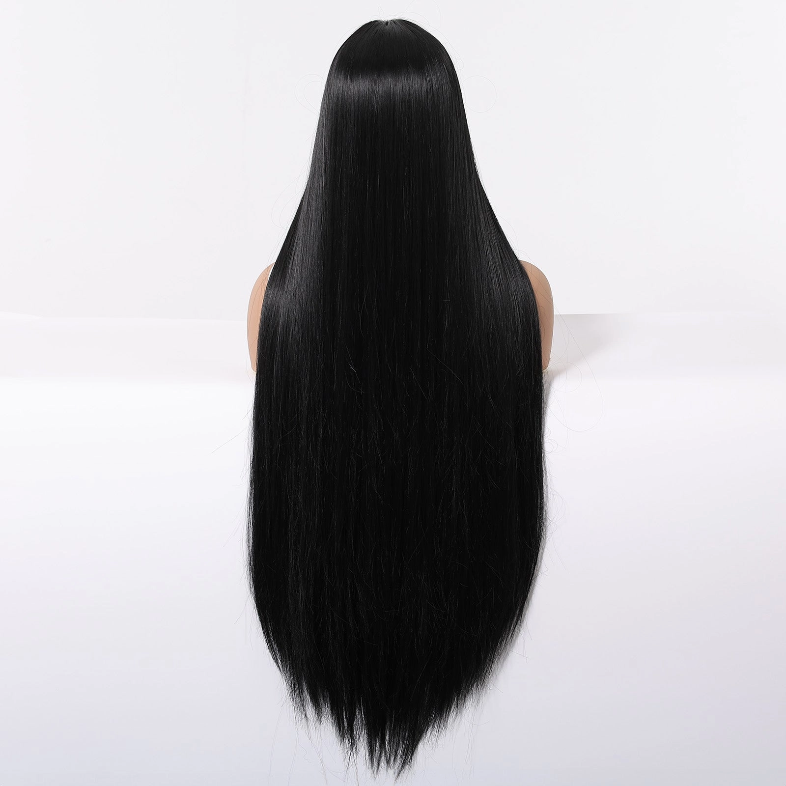 Extra Long Sleek Black Wig - MARKETPLACE