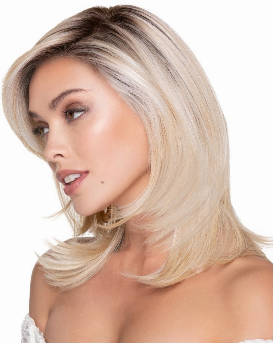 Feathered Bob Wig by TressAllure | Heat Friendly Synthetic Hair | Average Cap