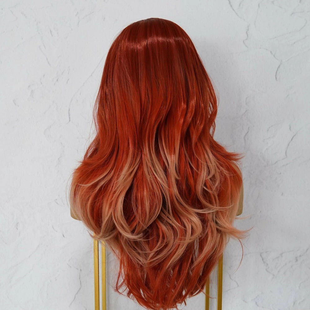 FLAME Ombre Red Lace Front Wig