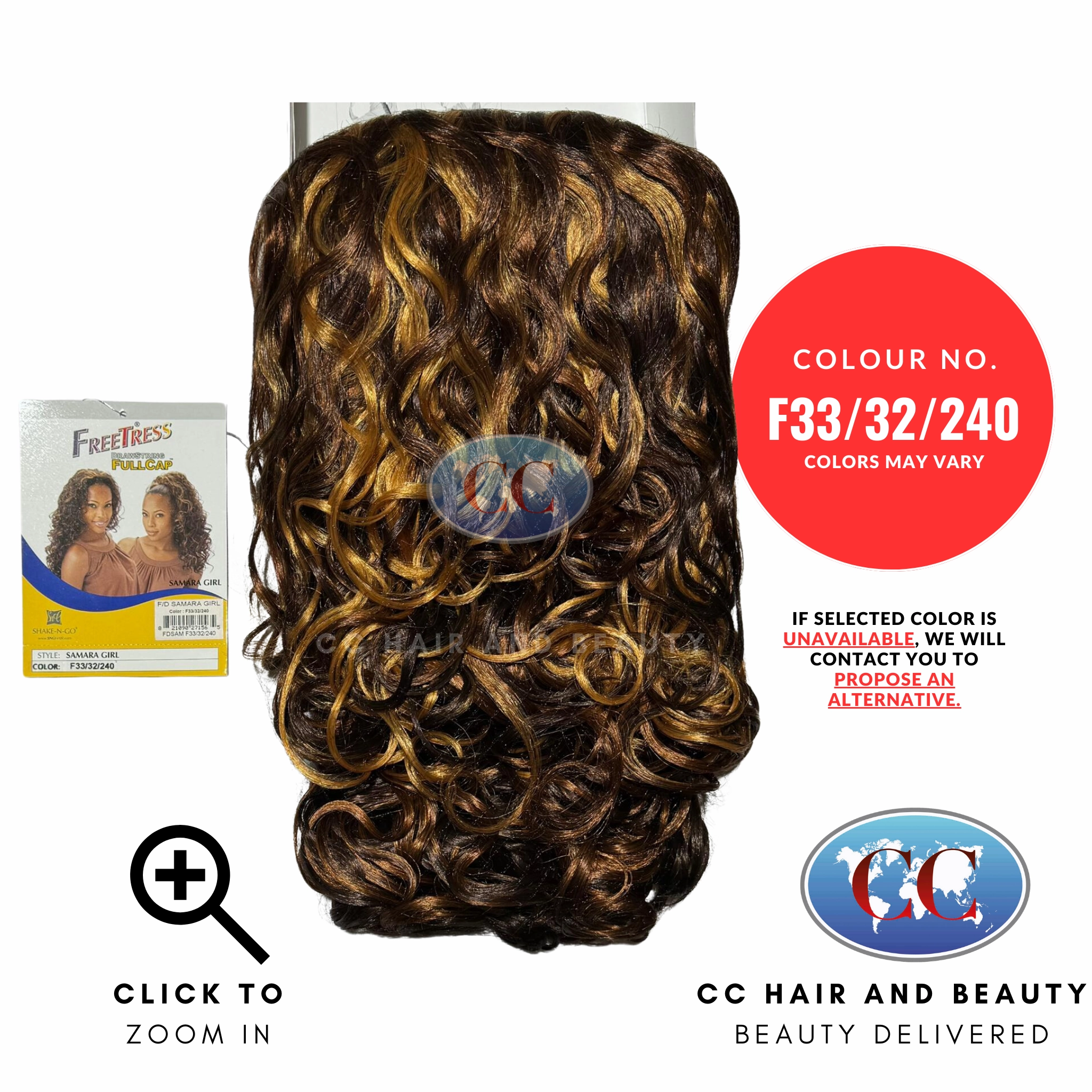 Freetress Synthetic Full Cap Drawstring Wig - F/D Samara Girl