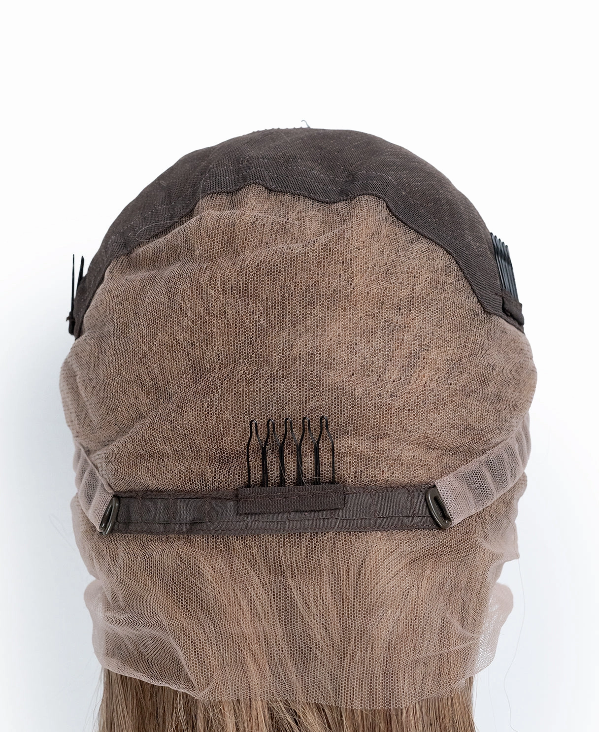 full lace human wig - 20" ash.