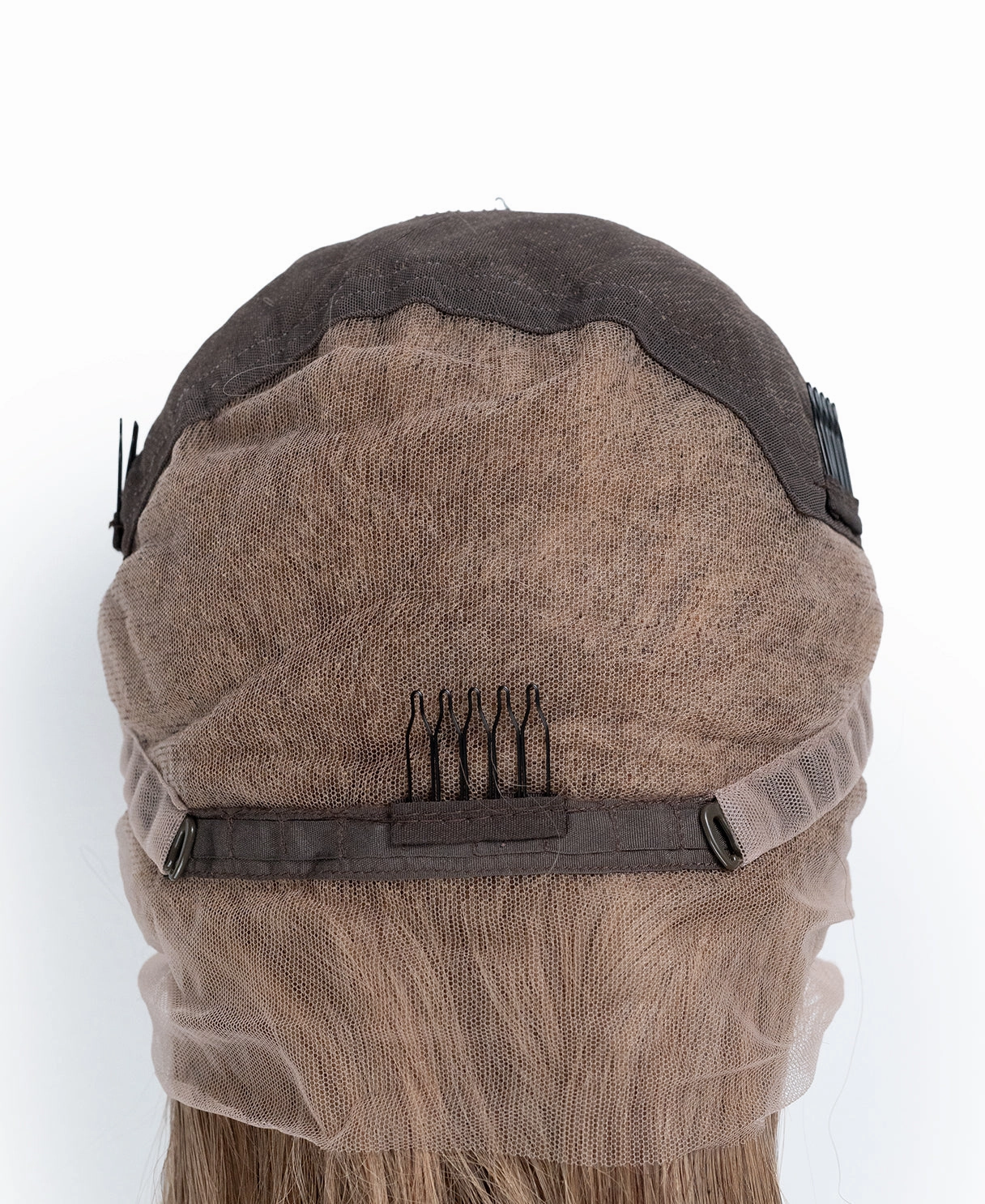 full lace human wig - 22" ash.