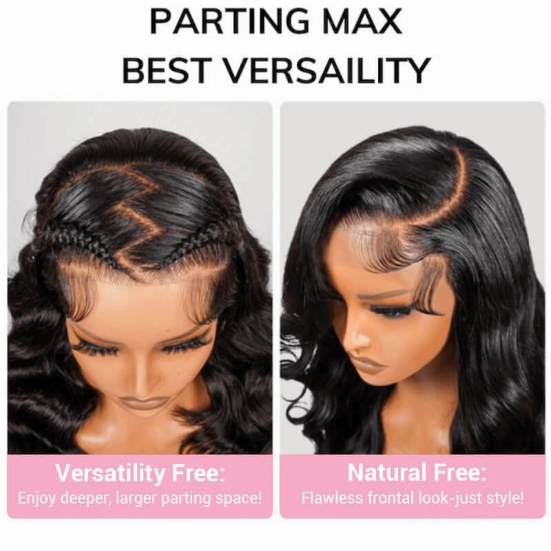 Geeta $119=26inch 13x4 Lace Frontal Wig Body Wave 200% Density 100% Human Hair Flash Sale