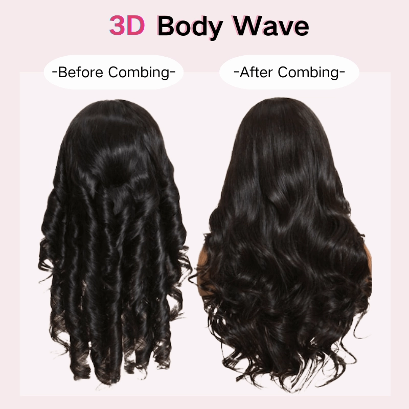 Geeta $119=26inch 13x4 Lace Frontal Wig Body Wave 200% Density 100% Human Hair Flash Sale