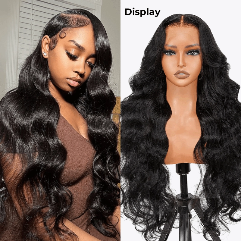 Geeta $119=26inch 13x4 Lace Frontal Wig Body Wave 200% Density 100% Human Hair Flash Sale