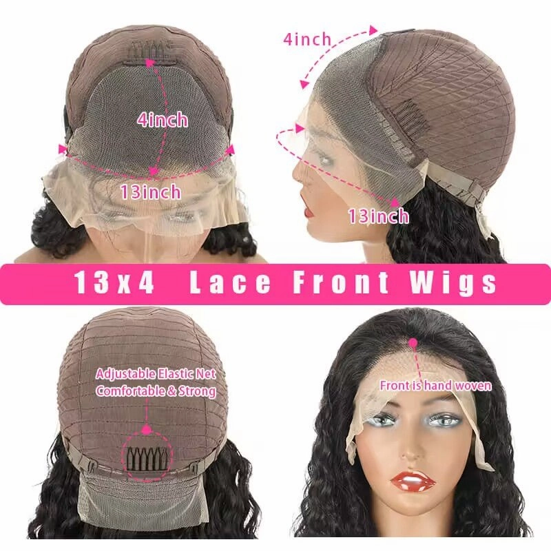 Geeta Brazilian Body Wave Hair 13x4/13x6 HD Transparent Lace Frontal Wig Pre Plucked Hairline Best Human Hair Wig