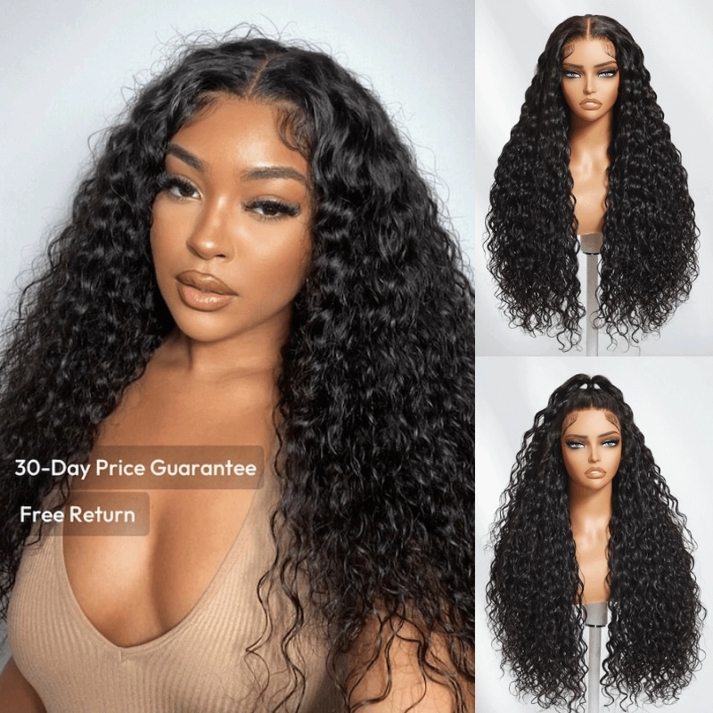 Geeta Hair 250% Density Bouncy Jerry Curly 13x4 Transparent Lace Front Wig Natural 100% Human Hair Wig