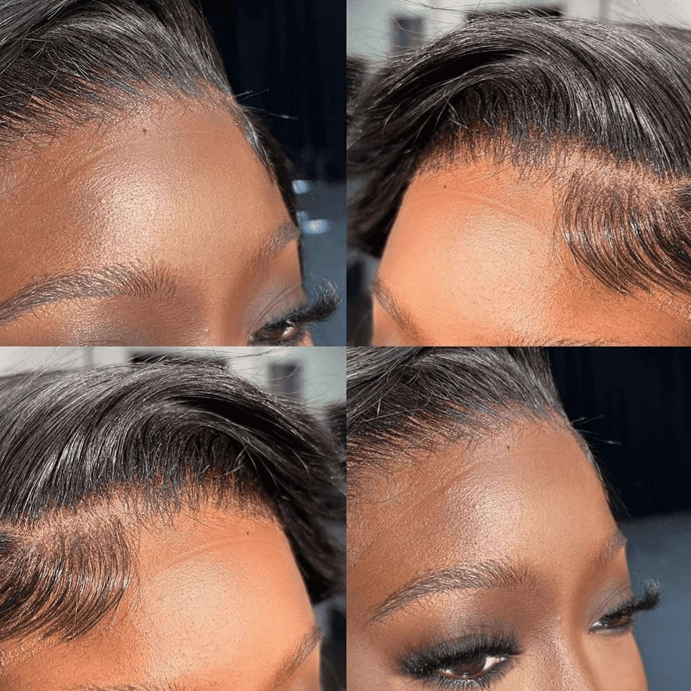 Geetahair Upgrade HD Lace Straight Wig Crystal Clear Lace Human Hair Wigs With Pre Plucked Natural Hairline