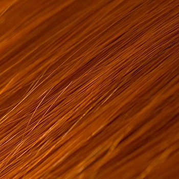 Ginger long bob wig with a short retro style fringe: Bonnie