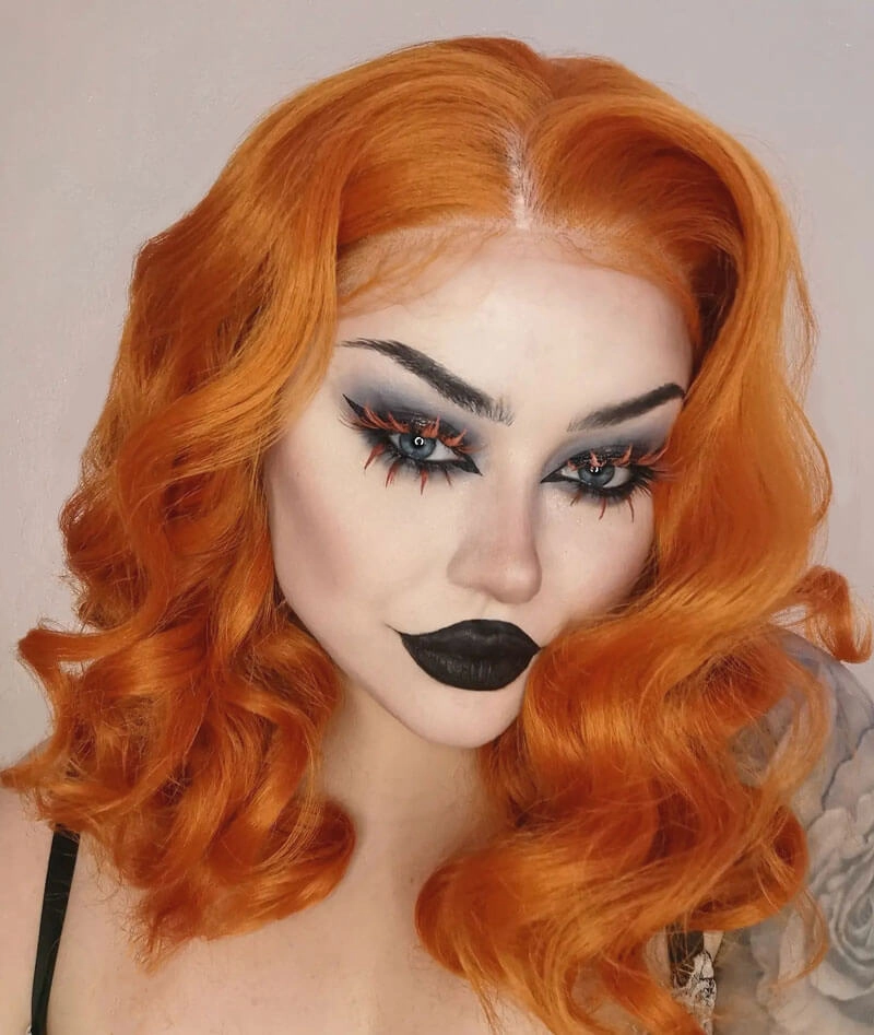 Ginger pinup lace front wig: Lula