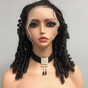 Glueless 13x4/6x4.5 Bouncy Curl Pre Cut HD Transaparent Lace 100% Virgin Human Hair Wigs With Breathable Wear & Go Pre Plucked Hairline Cap Air Wig-Geeta Hair